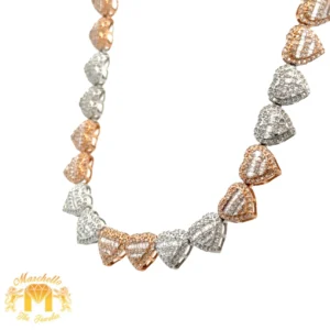 heart shaped diamond necklace​