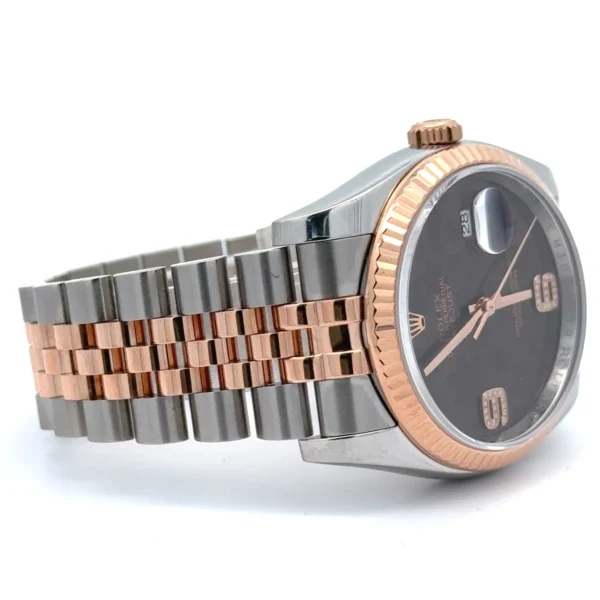 36mm Rolex Datejust Watch with two-tone jubilee bracelet (model:116231) - Image 3