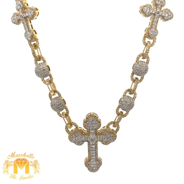 gold cross necklace for men