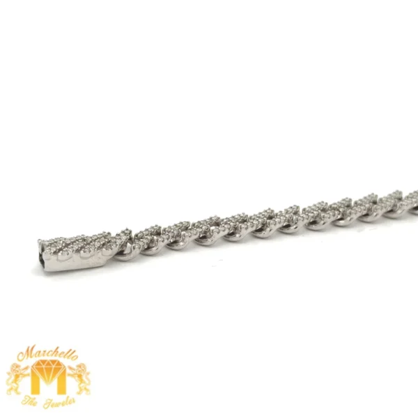 3.66ct diamonds and Gold Heart Necklace with Baguette and Round Diamonds (choose your color) - Image 9