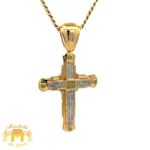 14k yellow gold cross pendant​​​​