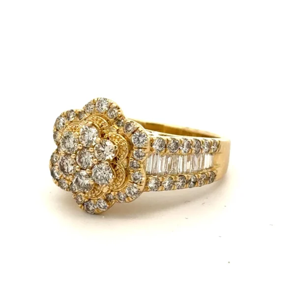 6 piece deal: 14k yellow gold and diamond Earrings + Ring + 2 pairs of complimentary earrings + 2 gifts (BLACK FRIDAY SPECIAL) - Image 2