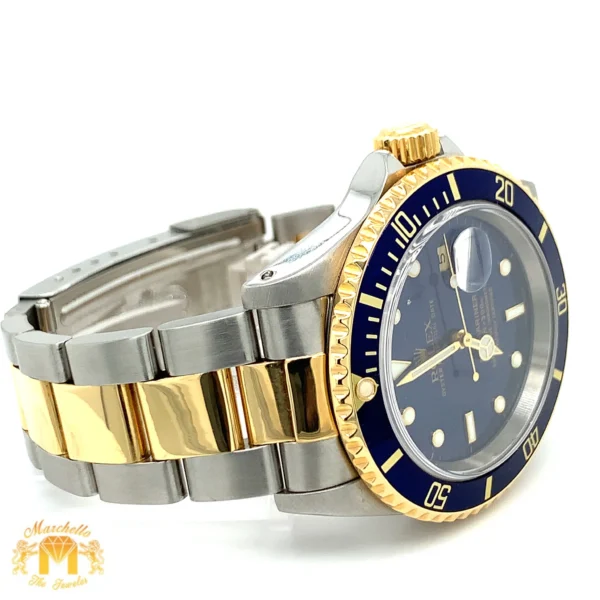 40mm Submariner Rolex Watch with Two-tone Oyster Band - Image 2